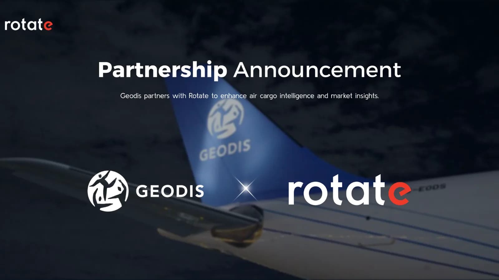 GEODIS integrates Rotate data to enhance air cargo intelligence and market insights.