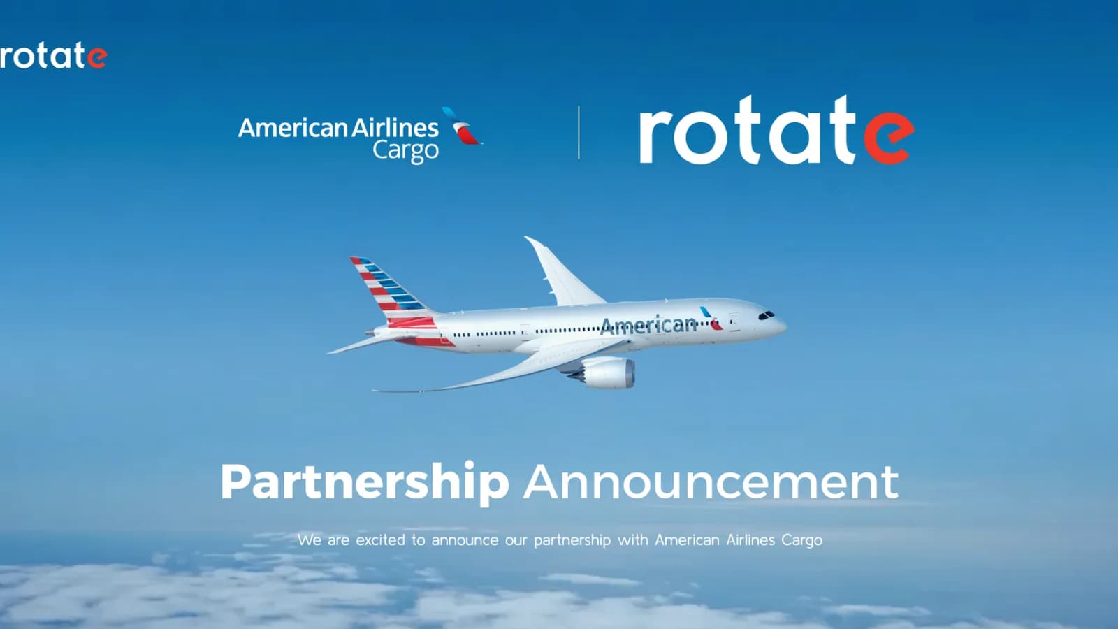 Rotate to Implement Sales Cockpit and Sales Steering at American Airlines Cargo